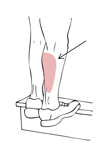 Calf Stretch on a Step